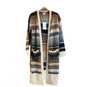 NEW KAMANA women's cali mountain open cardigan in multi